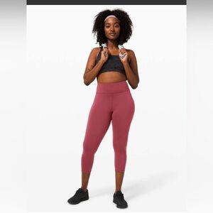 Lululemon Invigorate HR Crop 23" Chianti